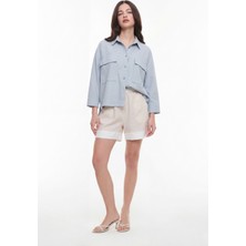 ROMAN Cep Detaylı Gömlek Buz Mavisi YY051005_373