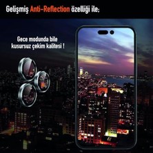 Vigordurus iphone 16-16 Plus Uyumlu (Siyah) Kamera Lens Koruyucu, Kolay Kurulum, Alüminyum Alaşımlı Çerçeve, Darbelere ve Çizilmelere Karşı Yüksek Dayanıklı Temperli Cam