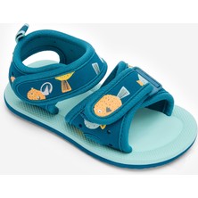 Decathlon Nabaiji Bebek/çocuk Havuz Sandaleti - Mavi - Balık Desenli