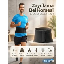 Ankaflex Termal Ter Sauna Bel Bandı Ter Korsesi Ayarlanabilir Karın Zayıflama Mide Sargı Kemeri