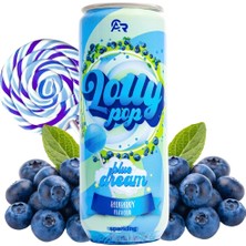 Lolly Pop Blue Dream Blueberry Flavor Sparkling 330 ml *3'lü
