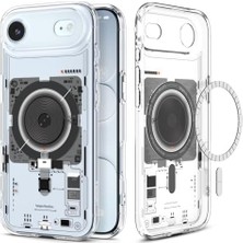 Vigordurus Air ile Uyumlu Ince Magsafe Kılıf Ultra Hybrid Sararma Karşıtı DURACLEAR™ Hava Kanalı TEKNOLOJISI™ Askeri Sınıf Koruma Magfit Neo One Tasarım Kapak - ACS10059