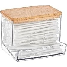 Vigordurus Ahşap Kapak Pamuklu Çubuk Organizeri