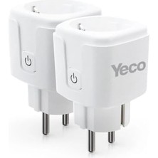 Vigordurus Sp-16 Akıllı Priz, Wi-Fi Uyumlu, Telefonla Kontrol, 16A Akım Koruma, Enerji Izleme, 2 Adet