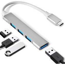 Vigordurus Type-C Girişli 4 Port USB 3.0 Hub Çevirici Çoğaltıcı Çoklayıcı
