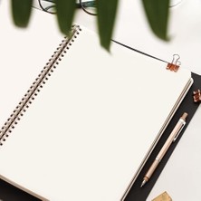 Vigordurus A4 Karton Kapak 70 Yaprak 110 Gram Düz Çizgisiz Not Defteri