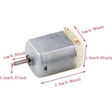 Vigordurus 3V-6V Oyuncak Dc Motor ve Pervane