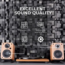 Vigordurus A4 Arc Aktif Hoparlör Siyah(Hdmı Arc,rca Bluetooth,optik,usb,sub Out)