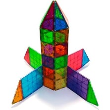 Vigordurus Tiles Clear Colors 100 Parça Manyetik LEGO