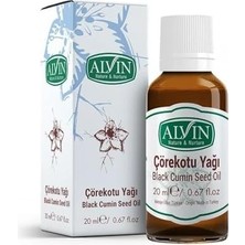 Vigordurus Alvin Çörekotu Yağı, Soğuk Sıkım, Doğal, Yüksek Timokinon, 50 ml