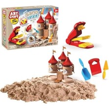 Vigordurus Masalı Oyun Kinetik Kum Seti 750 Gr. Şato Kurumayan Kinetik Kum Oyun Seti