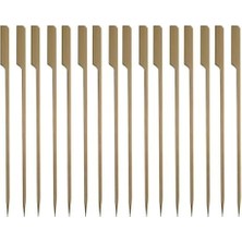 Vigordurus 25CM. Yassı Bambu Çöp Şiş 200 Adet