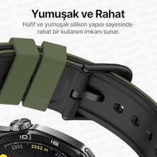 Vigordurus 22MM ile Uyumlu Saatler Için Çift Renkli Benekli Model 46MM Silikon Kordon (Gt6 Pro/gt6/gt5 Pro/gt5/gt4/ 4 Pro/gt3/gt3 Pro/gt2/gt2 Pro)