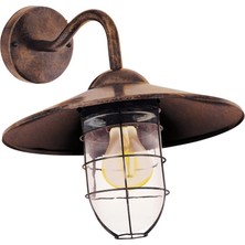 Eglo 94863 "melgoa" Galvanize Çelik Dış Mekan Bahçe Aydınlatması Aplik IP44