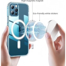 Vigordurus Premium 11 (Mag-Safe) ile Uyumlu Manyetik Kablosuz Şarj Kılıf – Şeffaf, Darbe Korumalı, Anti-Sararma