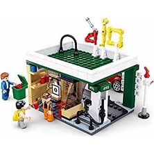 Vigordurus Town Oyuncak Benzin Istasyonu Yapım Seti, 322 Parça