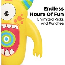 Vigordurus Kids Şişirilebilir Canavar Nakavt Bop Çantası Boks Eldivenleri ile