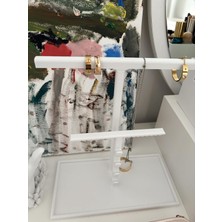 Vigordurus Çok Katlı Takı & Saat Standı – Kolyelik, Küpelik, Bilekliklik ve Saat Organizeri (Siyah)