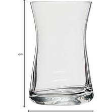 Vigordurus Heybeli Çay Bardağı 170 cc 6'lı Hediyelik Kutu