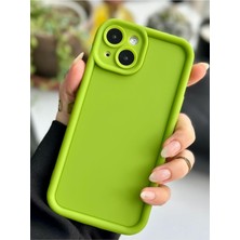 Vigordurus 13 ve 14 Uyumlu Darbe Önleyici Mat Lansman Silikon Kılıf - Fıstıkyeşil