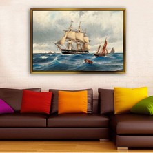 Giyense Altın Çerçeveli Dekoratif Tablo C1305