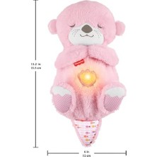 Vigordurus Uyku Arkadaşı Su Samuru Oyuncağı ve Ses Makinesi, Yenidoğanlar Için, Nefes Alıp Verir Gibi Hareket Eden, Işıklı ve Taşınabilir, JLJ33