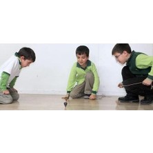 Vigordurus Nostaljik Ahşap Oyuncak Topaç 5li Demet