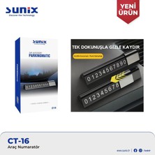 E-Kervan  Premium Araç içi Geçici Park için Telefon Numaratörü Gizlenebilir Araç Numaratörü