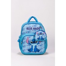 Waddell Bluemagic Deri Baskılı Stiç Temalı Kız Çocuk Anaokul Sırt Çantası Okul Öncesi Çocuk Sırt Çantası
