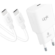 Vigordurus T455E Eco PD20W Type-C To Type-C Kablolu Şarj Aleti Set