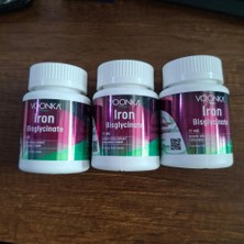 Voonka Iron Bisglycinate 90 Tablet Demir Yükleme Paketi 3'lü Kofre