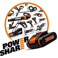 Vigordurus WA3601 20VOLT 2.0AH. Powershare Li-Ion Akü ve Akü Şarj Cihazı