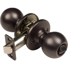 Vigordurus 791590 Top 2 Yönlü Ayarlanabilir Kapı Tokmağı, Yağ Ovuşturdu Bronz, Gizlilik/yatak ve Banyo