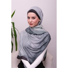 Eyşan İpek Pastel Strokes Desenli Dijital Soft Şal