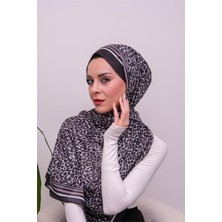 Eyşan İpek Leopar Desenli Dijital Soft Şal