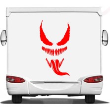 Sticker Usta Venom Korkunç Öfke Araba Oto Motosiklet Karavan Sticker 00138