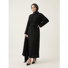 Foremia Örme Elbise-Siyah -