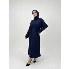 Foremia Örme Elbise-Lacivert -