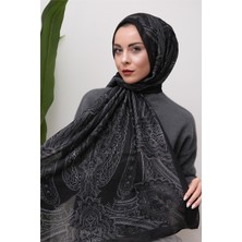Eyşan İpek Etnik Desenli Dijital Soft Şal