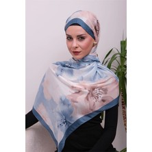 Eyşan İpek Art Bloom Suluboya Desenli Dijital Soft Şal