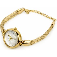 Sacha Daire Kadran Ayarlanabilir Beyaz Kol Saati