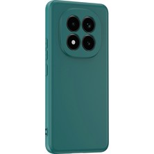 Caseart Xiaomi Redmi Note 15 Pro 5g ile Uyumlu Kapak Kamera Korumalı Içi Kadife Lansman Silikon Kılıf - Yeşil