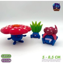 Neptune3D #0043 Oddish, Gloom, Vileplume Pokemon Gelişim Seti
