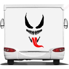 Sticker Usta Venom Korkunç Öfke Araba Oto Motosiklet Karavan Sticker 00138