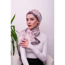 Eyşan İpek Sofistike Desenli Dijital Soft Şal