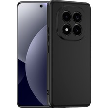 Caseart Xiaomi Redmi Note 15 Pro 4g ile Uyumlu Kapak Kamera Korumalı Içi Kadife Lansman Silikon Kılıf - Siyah