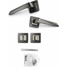 Sofuoğlu Piramit Kare Rozetli Füme Saten Oda