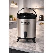 Gelincik Bienes 10 Litre Çelik Termos | Sıcak & Soğuk Tutma Özellikli Musluklu Termos