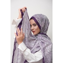 Eyşan İpek Etnik Desenli Dijital Soft Şal