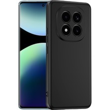 Caseart Xiaomi Redmi Note 14 Pro 4g ile Uyumlu Kapak Kamera Korumalı Içi Kadife Lansman Silikon Kılıf - Siyah